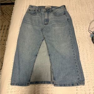 Abercrombie Denim Midi Skirt Sz 8
